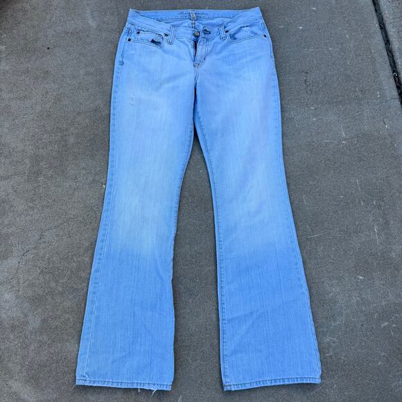 Abercrombie & Fitch Flare Jeans Women's 10 Long Y2K Denim - Picture 3 of 10